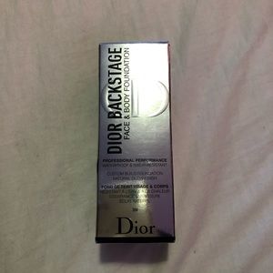 Dior back stage face and body foundation in 3n